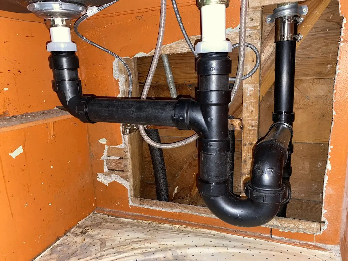 Professional Repiping Services equipment and tools on the job in Bolton